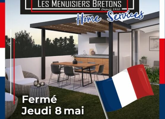 Affiche fermeture jeudi 8 mai